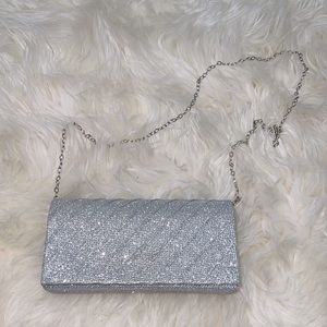 Sparkly Silver Purse